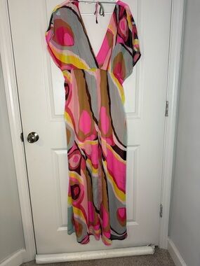 H&M bright pink dress
